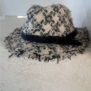 CHANEL RARE 2009/10 Silk Tweed Hat